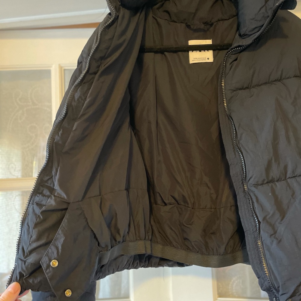 Zara black puffer jacket - Picture 5 of 7